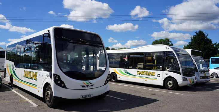 Dartline Wright Streetlite WF MX61BCF, Solo SR YJ16DFC & Solo YJ59NMV